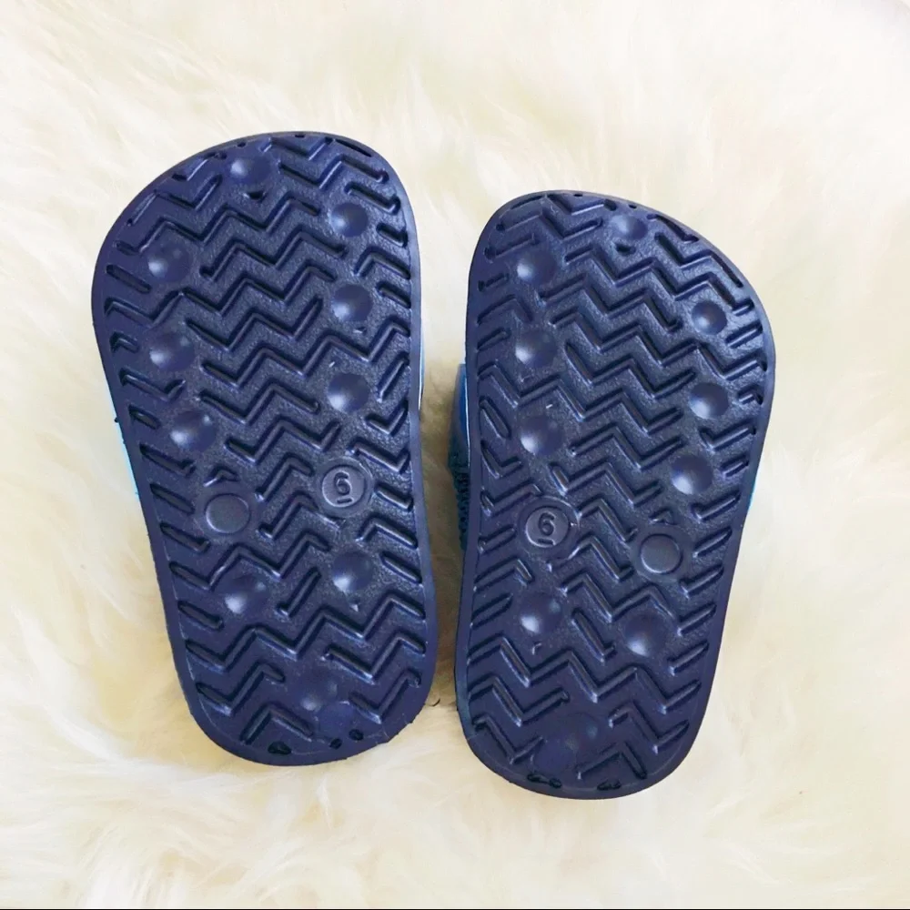 Shark sandals, toddler size 5/6